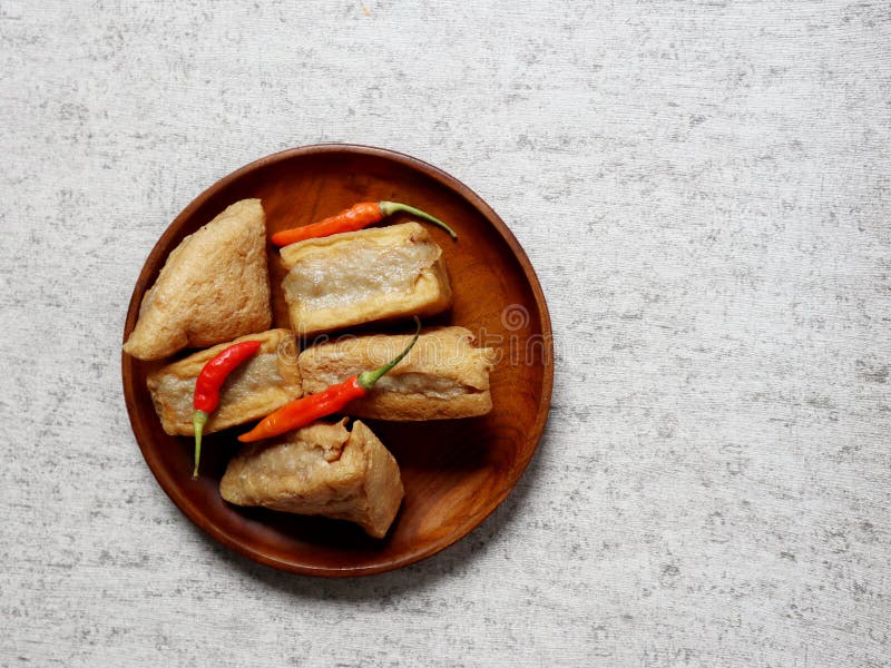 This Meatball Tofu is a Typical Food from Semarang, Indonesia Stock
