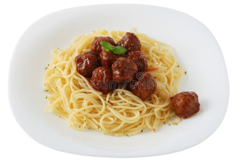 Meatballs with spaghetti