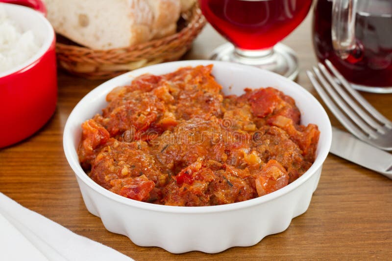 Meatballs in tomato sauce stock photo. Image of meal - 27663156