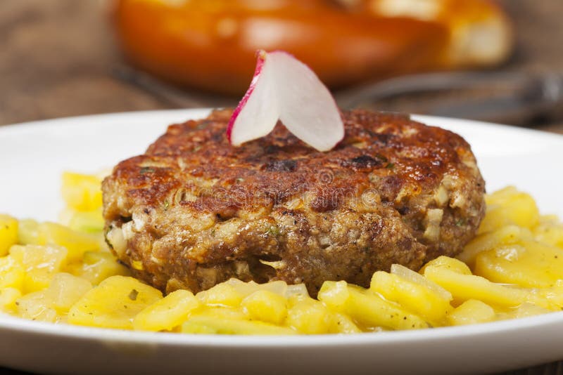 Meatloaf and Potato Dinner stock image. Image of freshness 6873611