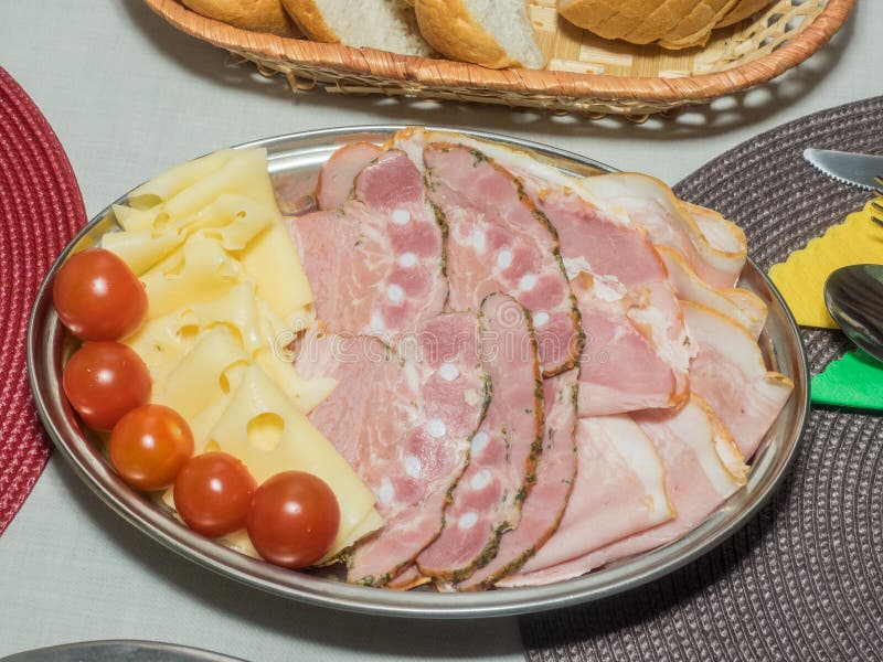 Sliced meats and cheese stock image. Image of reception - 13919459 A Deli Sells Sliced Meat And Cheese