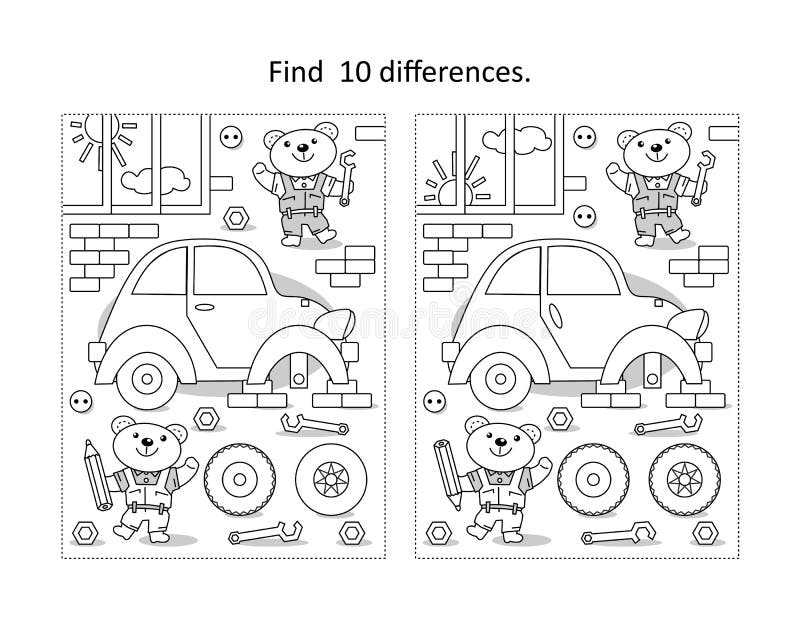 Desenhos para colorir de quebra-cabeças de carros - Desenhos para colorir  gratuitos para impressão