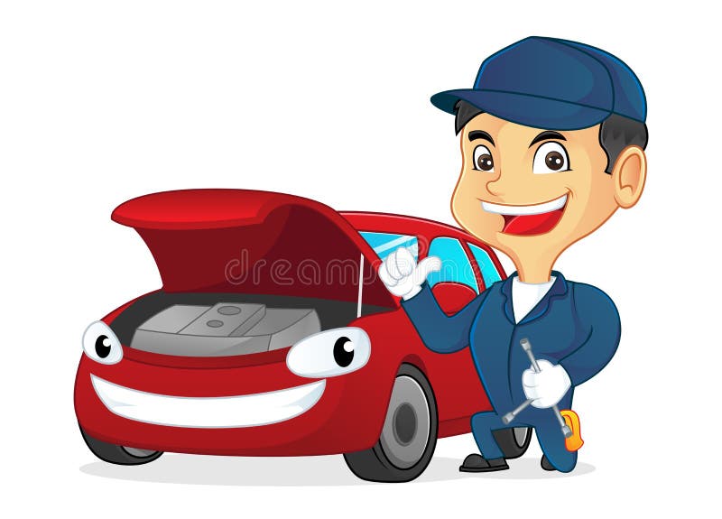 fixing cars clipart images
