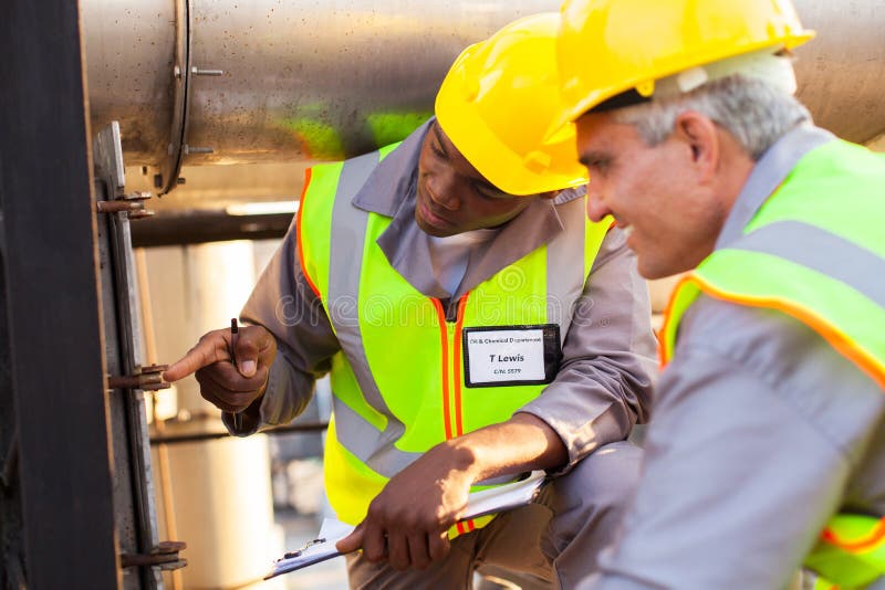 Mechanical engineers working royalty free stock image Mechanical engineers working royalty free stock image