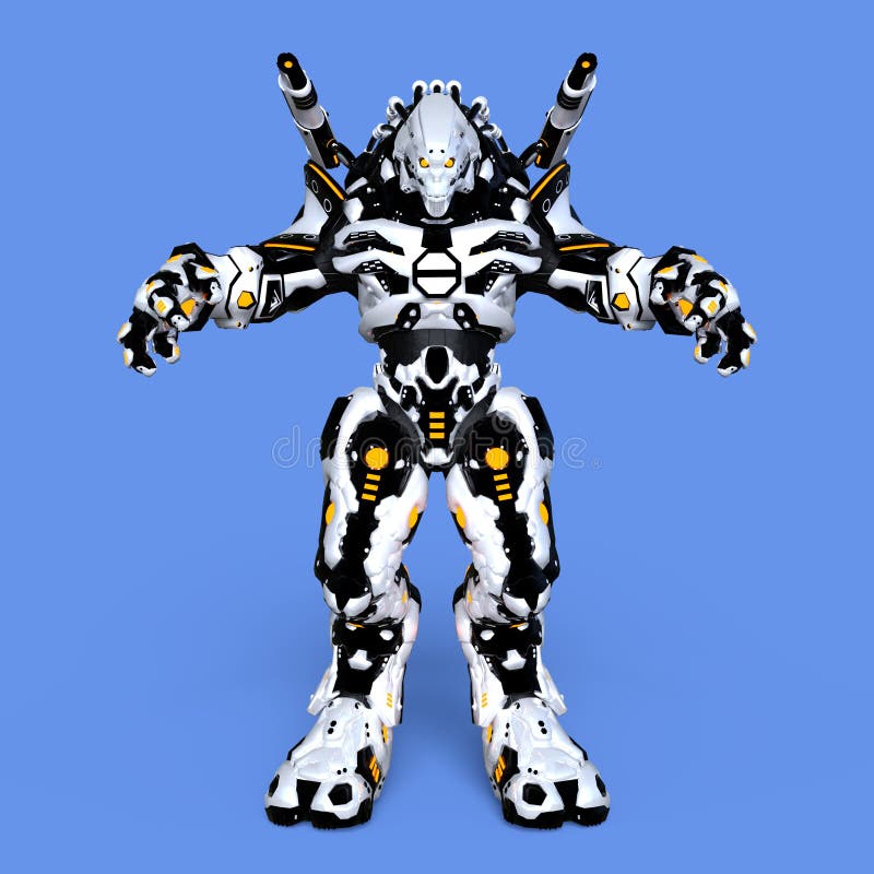 Mechanical monster stock image. Image of technology, monster 74784497