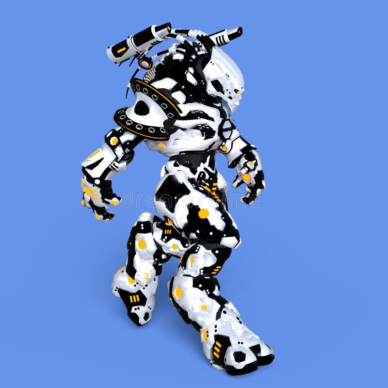 Mechanical monster stock image. Image of technology, monster 74784497