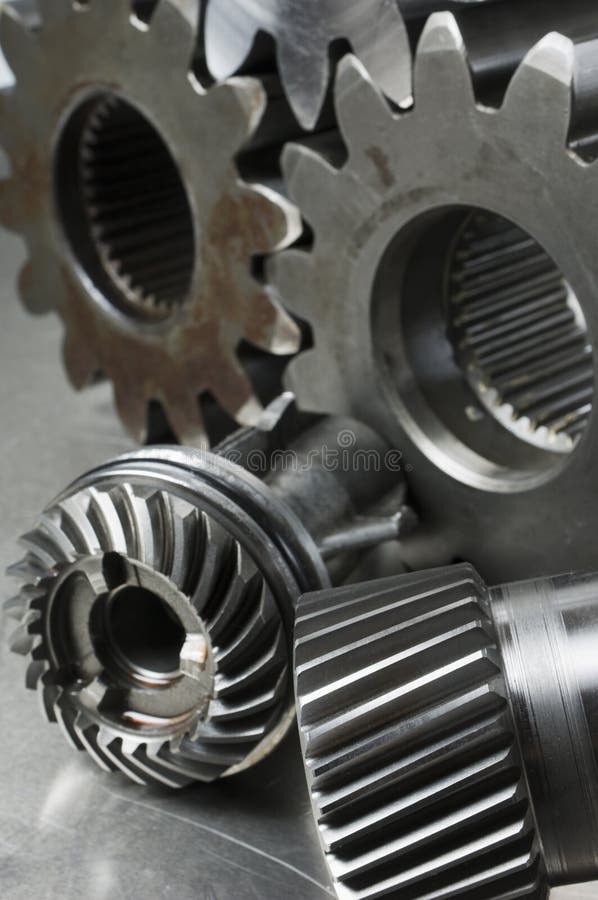 Mechanical parts idea stock photo. Image of three, gears 796260