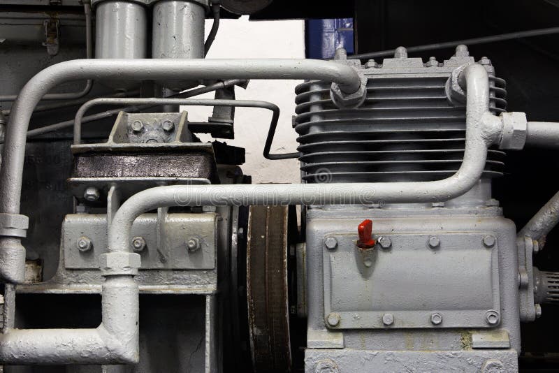 Mechanical parts of the old engine royalty free stock photography Mechanical parts of the old engine royalty free stock photography