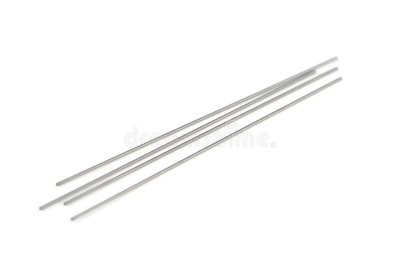 Mechanical Pencil Lead Refills Isolated On White Background Stock Photo