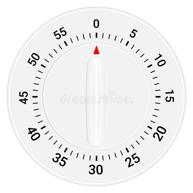 Kitchen timer icon outline style Royalty Free Vector Image