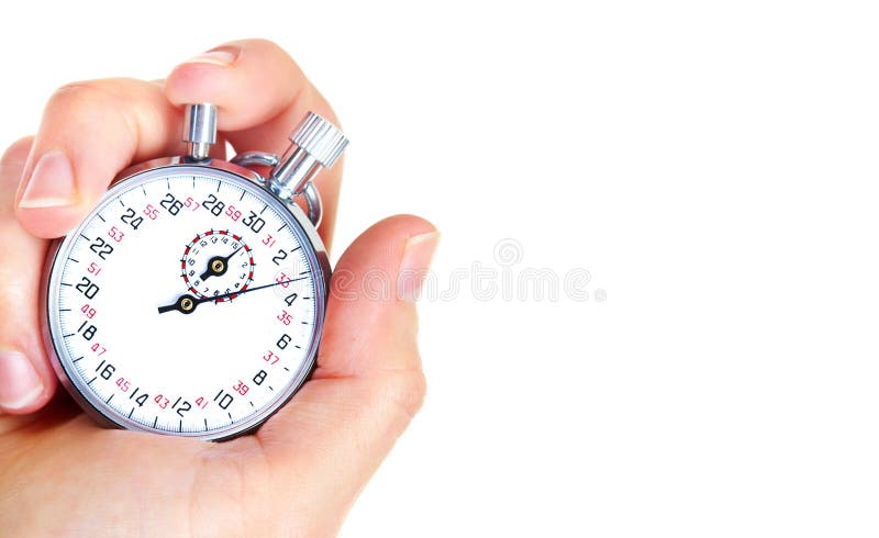 Mechanical stopwatch royalty free stock photos