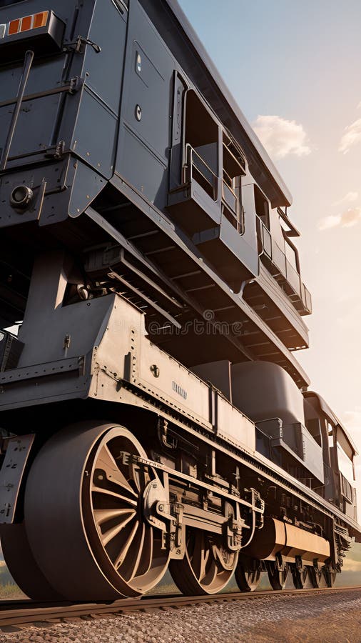 Mechanical texture train transport illustration royalty free illustration