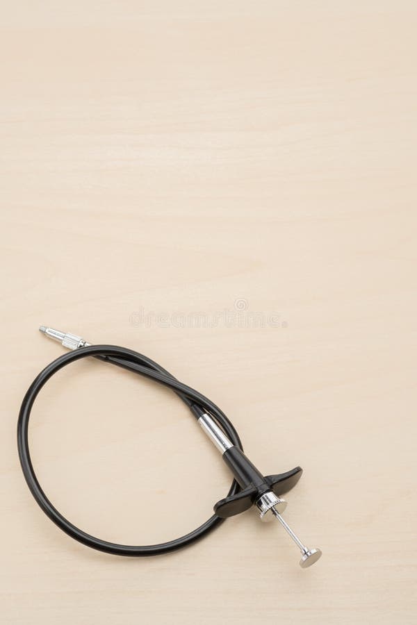 Mechanical Vintage Shutter Release Cable Stock Photo Image of camera