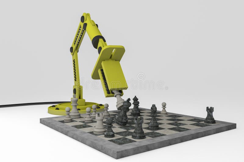 Mechaniczna ręka ilustracji Mechaniczna ręka ilustracji