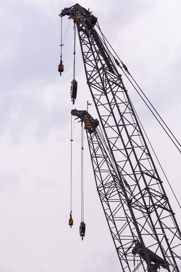 Mechanism of a crane stock image. Image of shipping, goods 93572895