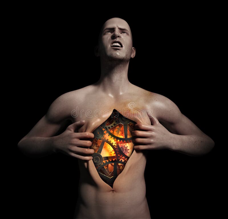 163 Man Ripping Open His Chest Stock Photos - Free & Royalty-Free