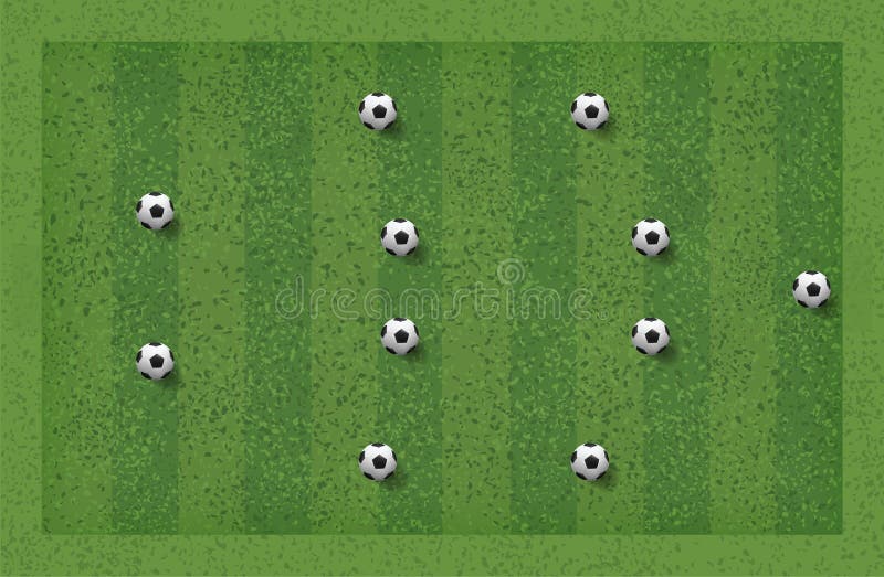 4-4-2 mecz piłkarski taktyka Układ pozycja dla trenera wektor ilustracja wektor 4-4-2 mecz piłkarski taktyka Układ pozycja dla trenera wektor ilustracja wektor