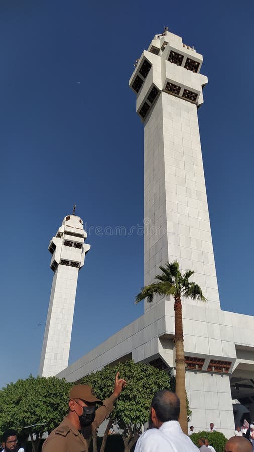Meczet aisyah w tanim makkah obraz royalty free