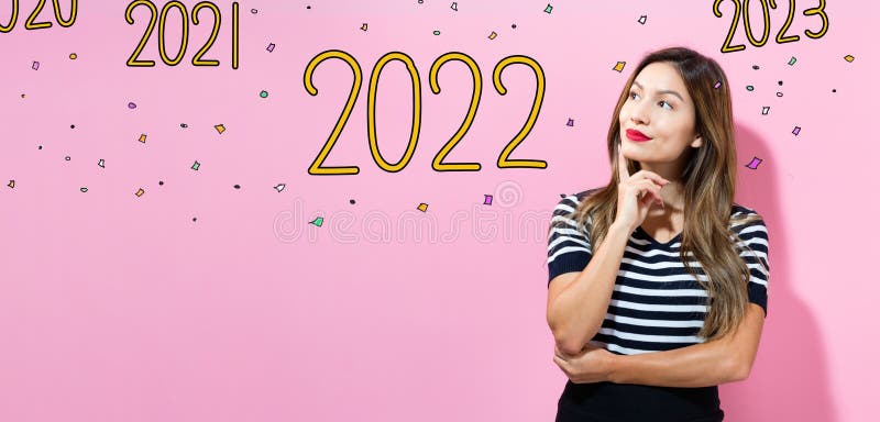 2022 med unga kvinnor arkivbilder