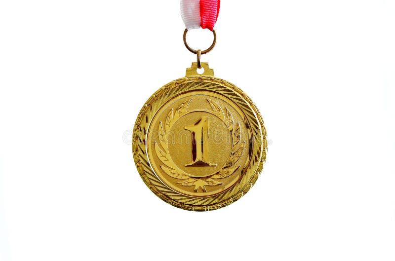 Medalla de oro fotos de archivo libres de regalías Medalla de oro fotos de archivo libres de regalías