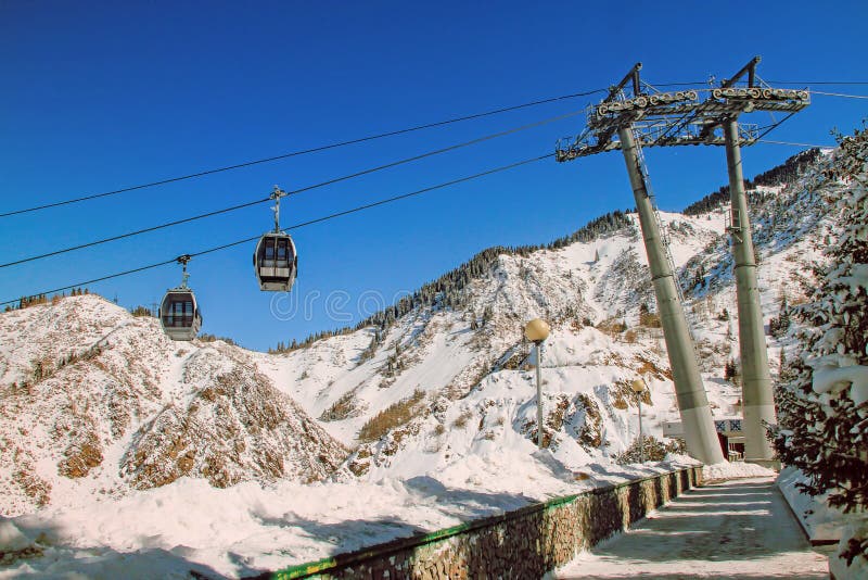 Esquiar ascensores (o) externo velocidad patinaje sobre ruedas hablar Pista de hielo en montana el valle sobre el de,.