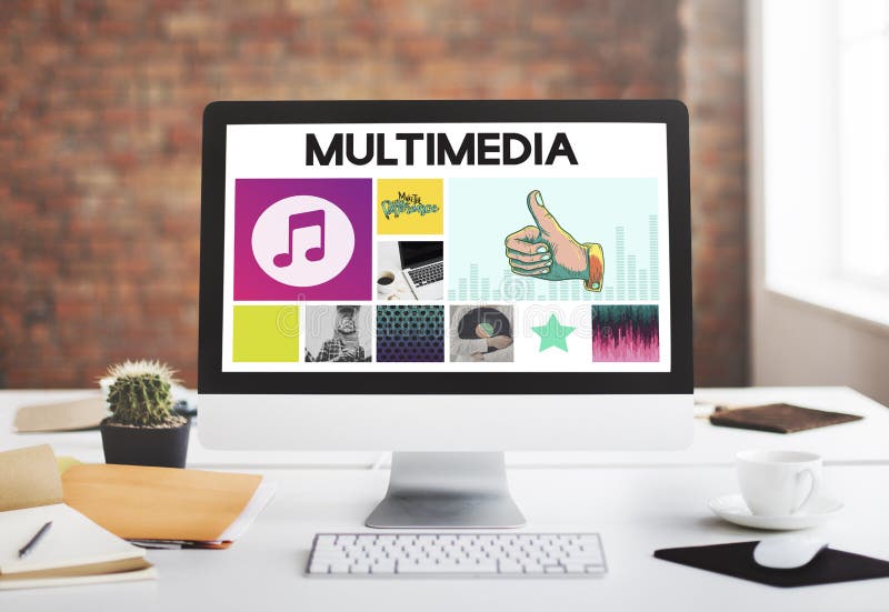 Media Player Audio Entertainment Streaming Concept Stock Image Image