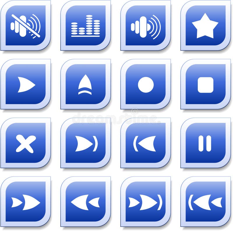 Media player icons