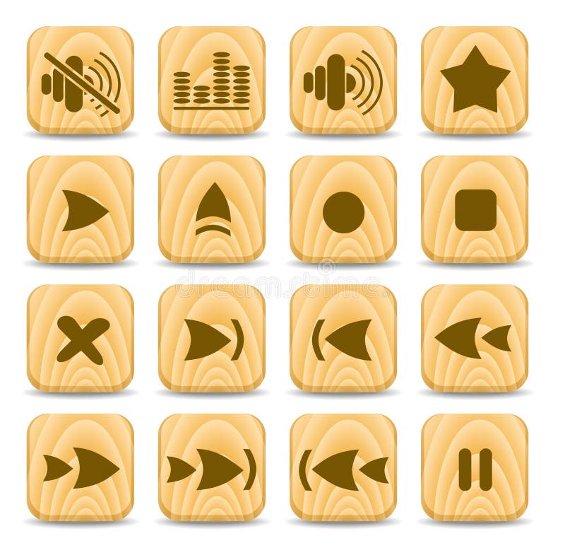 Media player icons