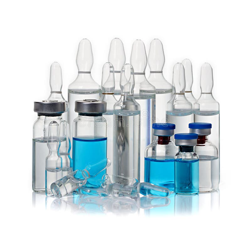 Medical Ampoule, Vials, and Syringes Stock Image Image of bottle