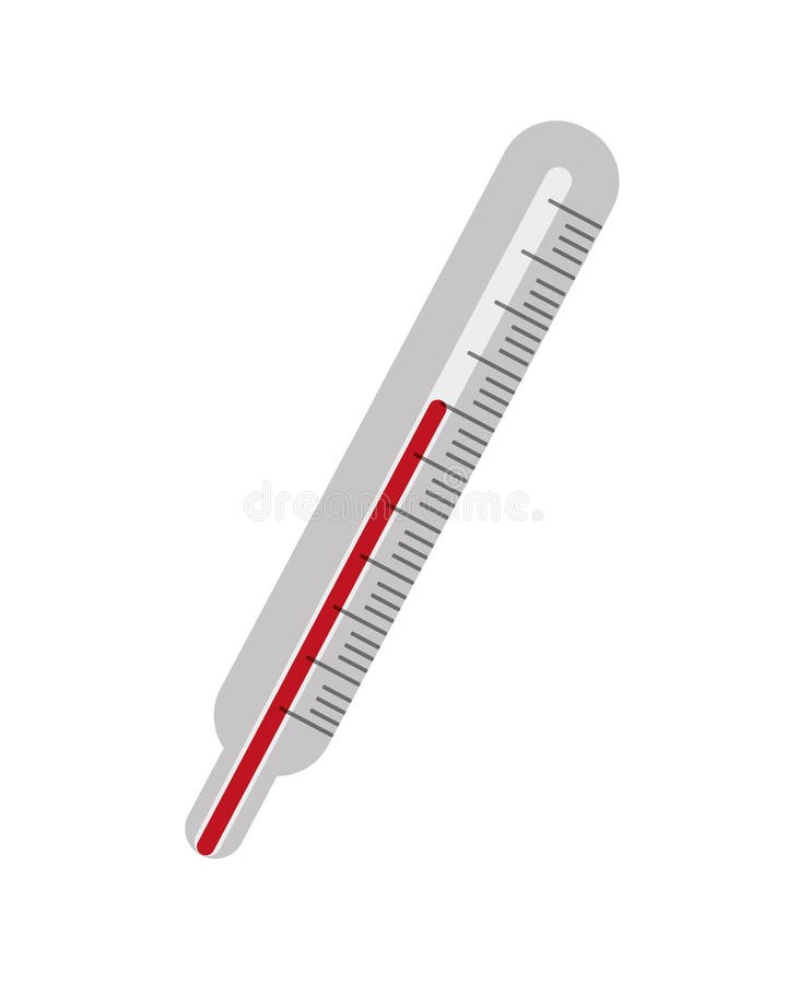 Medical Analog Thermometer Icon Stock Illustration Illustration of