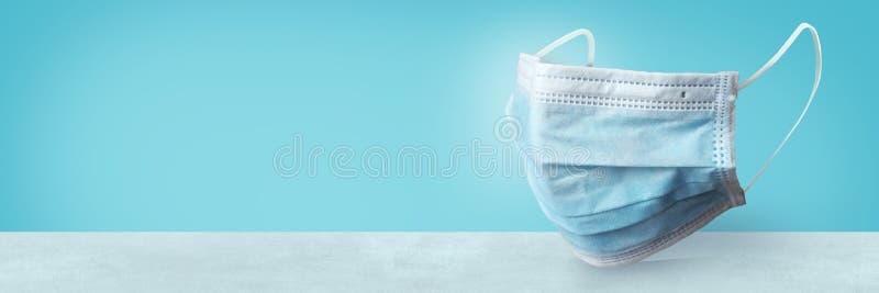 Medical Blue Mask protective disposable with Covid-19 stock photos Medical Blue Mask protective disposable with Covid-19 stock photos