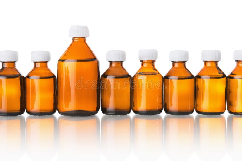 Medical bottles stock image. Image of fluid, vial, closed 23665395