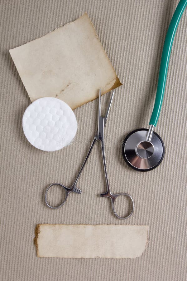 Medical clamp stock image. Image of cotton, hospital 47321697