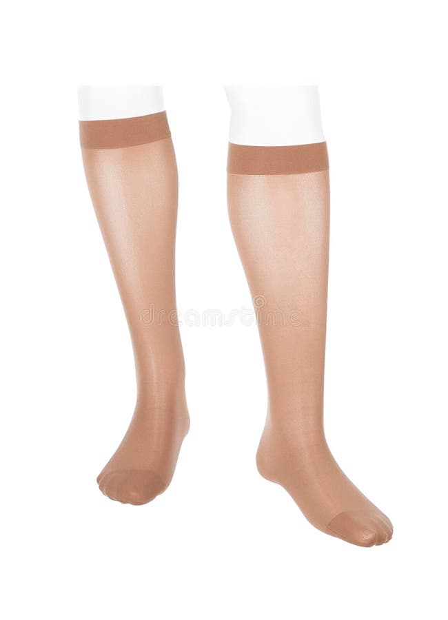 Medical Compression Stockings for Varicose Veins and Venouse Therapy.  Compression Hosiery Stock Illustration - Illustration of high, hosiery:  182134310