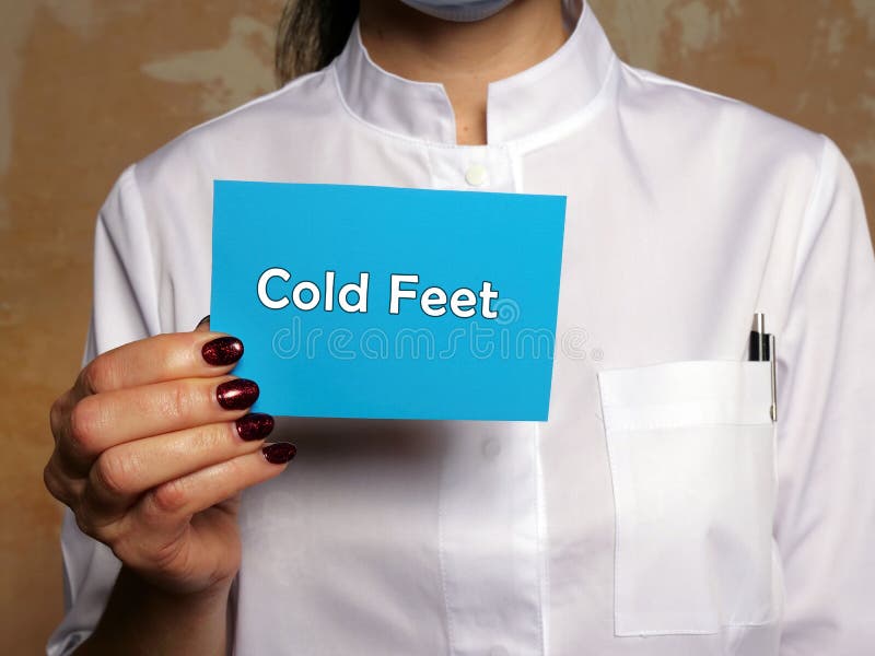 Cold Feet stock photo. Image of chill, humor, orange 52117940