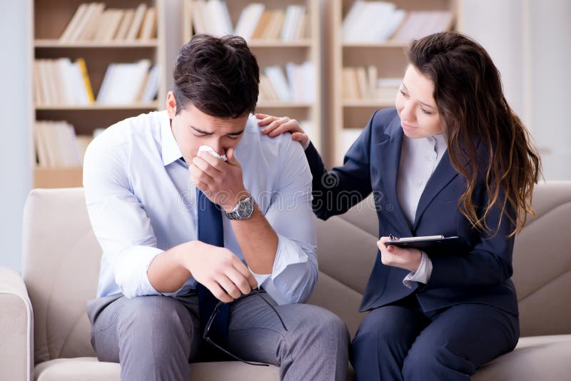 The Medical Concept with Psychologist Visit Stock Photo Image of