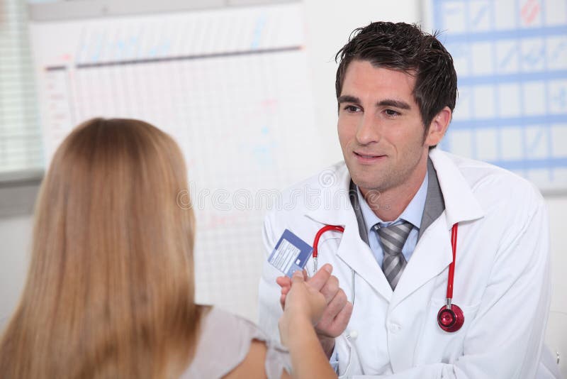 Medical consultation royalty free stock image