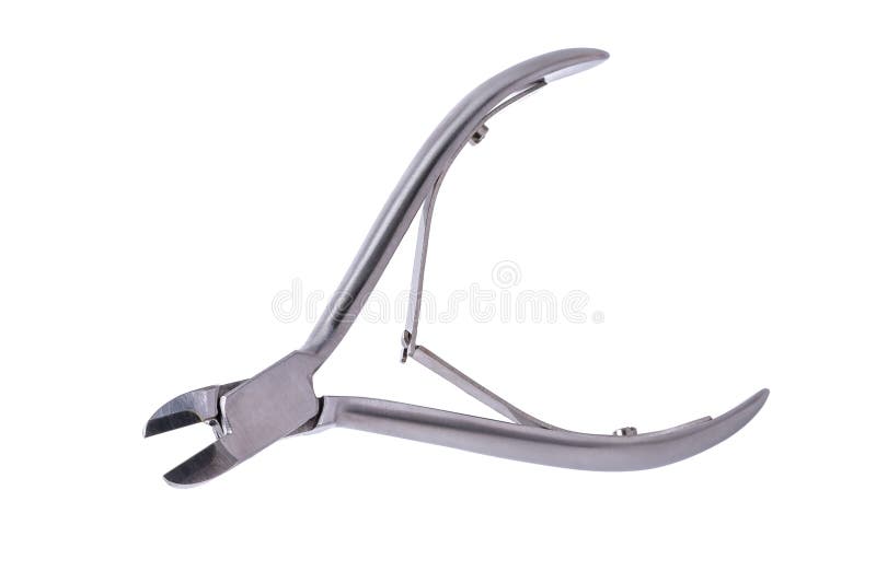 Medical Cutting Pliers Isolated on White Background Stock Image Image