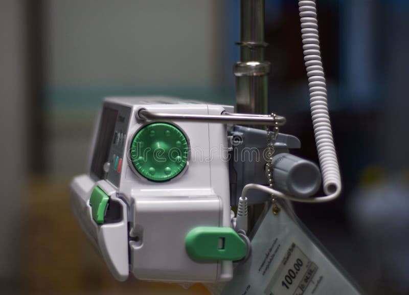 Medical Device, a Blood Vessel Fluid Control. Stock Photo Image of