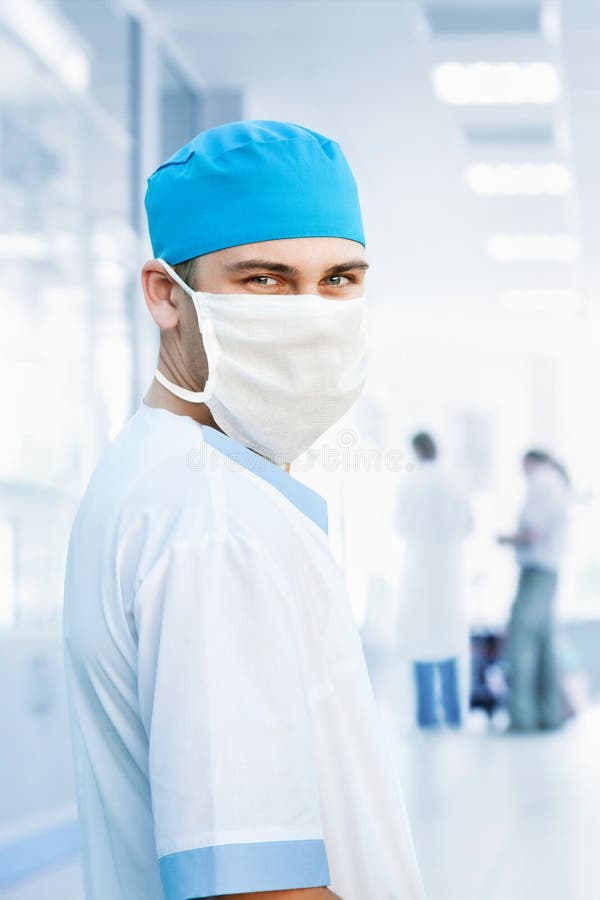 Medical doctor in mask royalty free stock images