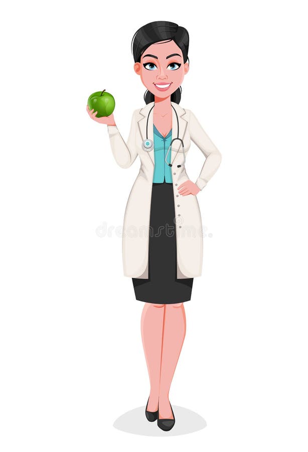 female medical doctor clipart