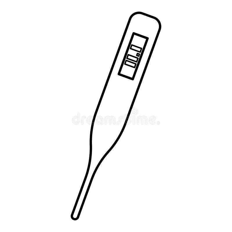 Premium Photo  Medical electronic thermometer on a black