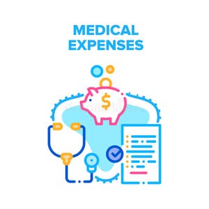 Medical Expenses Concept Illustration Stock Illustration Illustration 