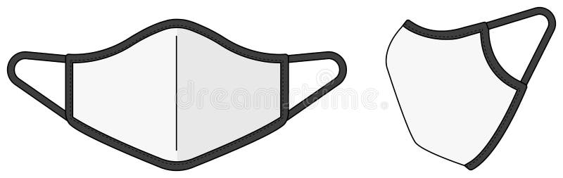 medical-face-mask-vector-template-illustration-piping-2-tone-type