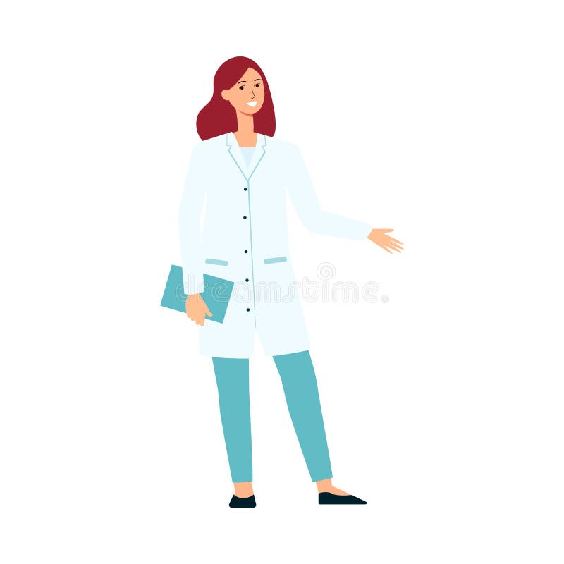 Medical Female Doctor Standing and Gesticulating Cartoon Style Stock Vector - Illustration of female, healthcare: 147108438 Medical Female Doctor Standing and Gesticulating Cartoon Style Stock Vector - Illustration of female, healthcare: 147108438