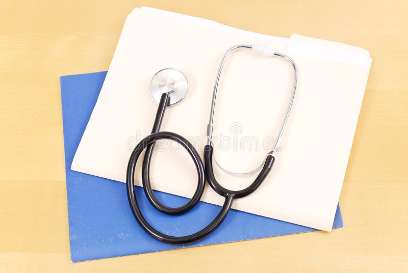 Medical Files royalty free stock photos