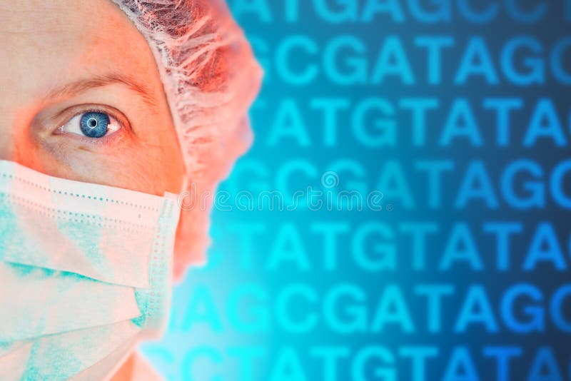 Medical geneticists diagnosing genetic disorders, healthcare medical professional working in hospital clinic. Gene sequence stock images, royalty-free photos and pictures