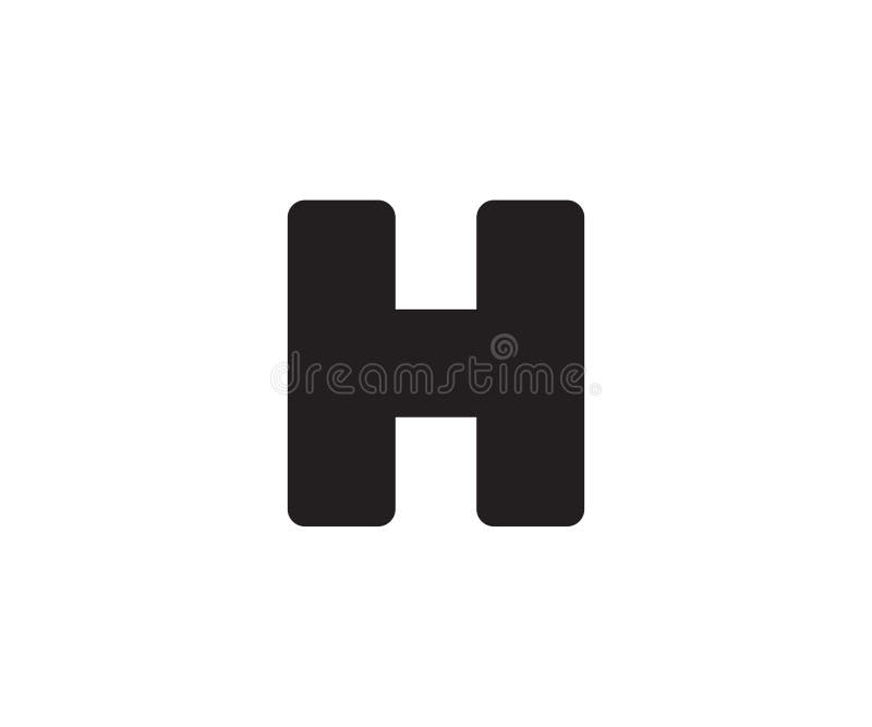 Medical H Logo Icon Vector Logo Design Template Stock Vector