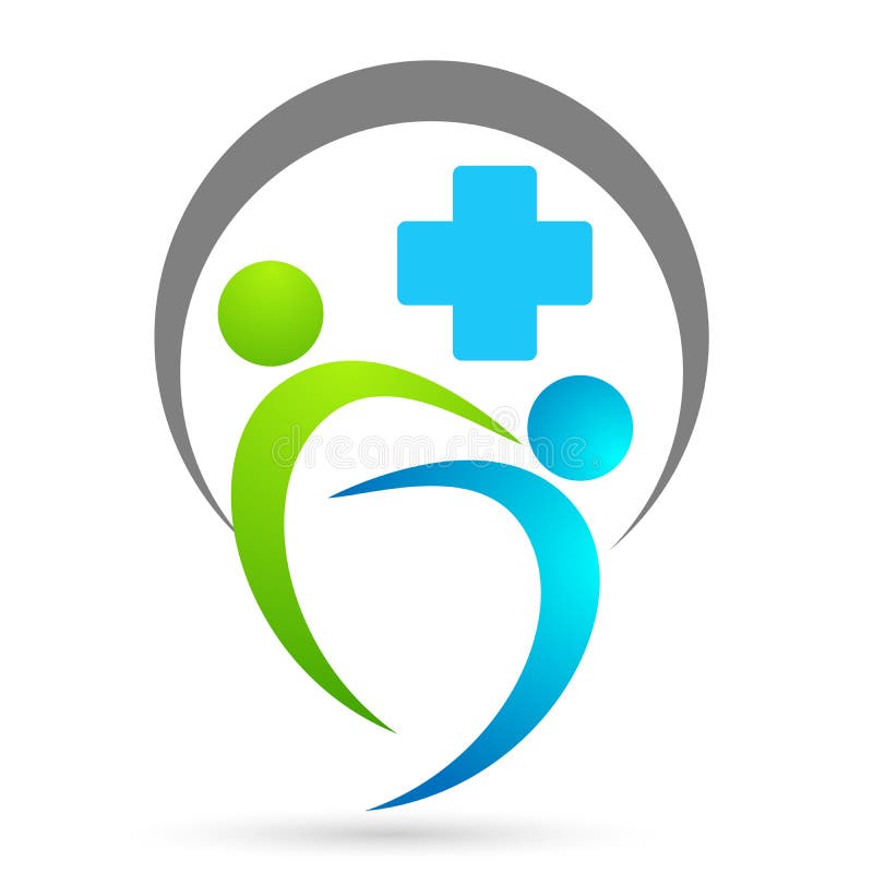 Medical Health Care Clinic People Healthy Life Care Logo Design Icon on ...