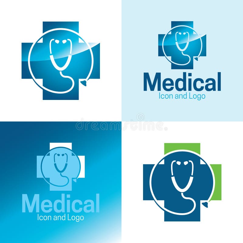 Medical Icon and Logo stock vector. Illustration of healthcare - 207512395